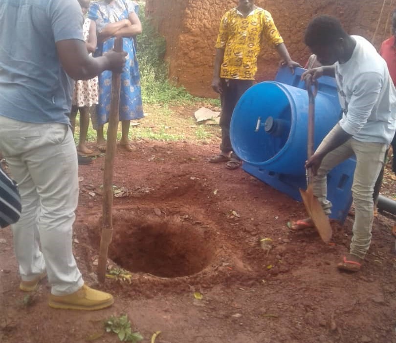 construction of househood toilet